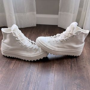 Converse Chuck Taylor All Star Street Warmer Ripple High Top White